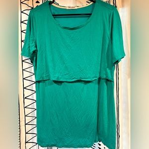 **FIVE PACK** Size Large Nursing T-Shirt- Bearsland (Amazon brand)